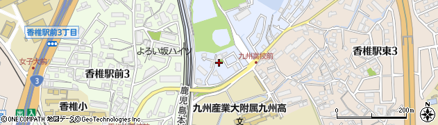 松香台公園周辺の地図