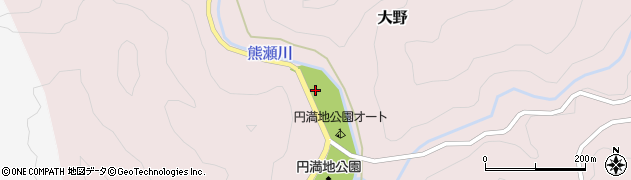 和歌山県東牟婁郡那智勝浦町大野216周辺の地図