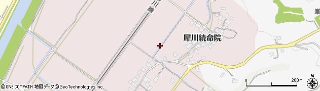 福岡県みやこ町（京都郡）犀川続命院周辺の地図