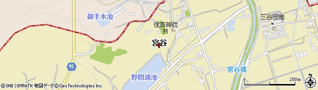 福岡県糸田町（田川郡）宮谷周辺の地図