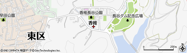 福岡県福岡市東区香椎周辺の地図