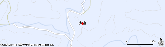 徳島県海陽町（海部郡）浅川（大山）周辺の地図
