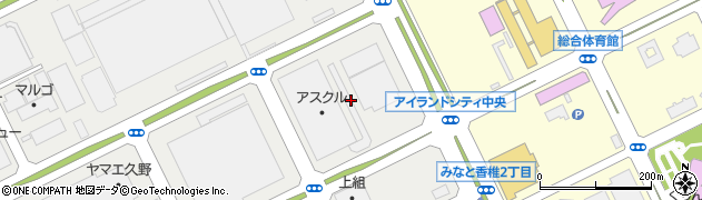 福岡県福岡市東区みなと香椎2丁目2周辺の地図