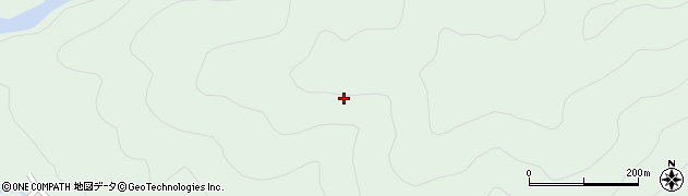 徳島県海陽町（海部郡）神野（上荒谷）周辺の地図