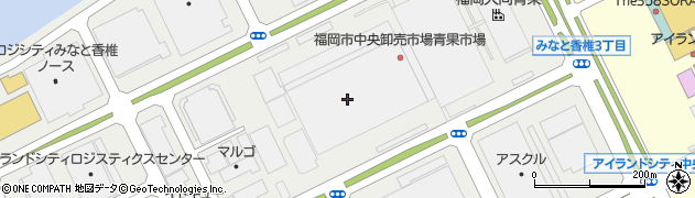 日野出株式会社　福岡青果市場店周辺の地図