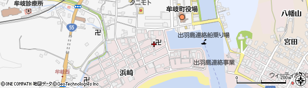 徳島県海部郡牟岐町牟岐浦浜崎1周辺の地図