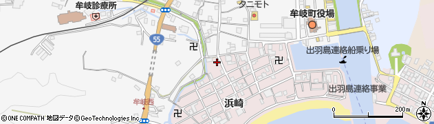 徳島県海部郡牟岐町牟岐浦浜崎21周辺の地図