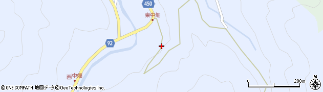 福岡県宮若市三ケ畑654周辺の地図