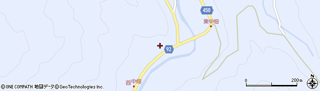福岡県宮若市三ケ畑258周辺の地図
