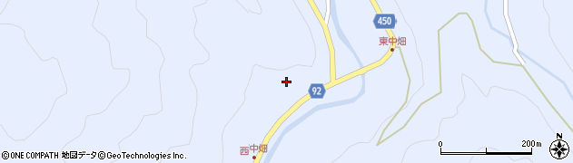 福岡県宮若市三ケ畑274周辺の地図