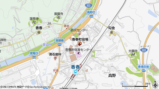 〒822-1400 福岡県田川郡香春町（以下に掲載がない場合）の地図