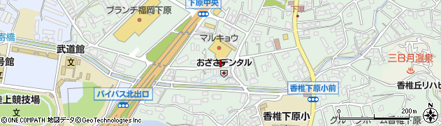 タンポポ香椎店周辺の地図