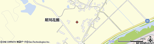 福岡県京都郡みやこ町犀川花熊1148周辺の地図