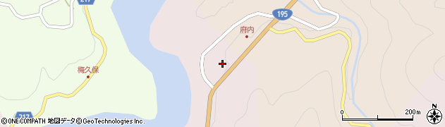 香美市消防署香北分署周辺の地図