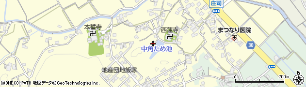 福岡県飯塚市庄司185周辺の地図