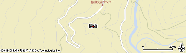 高知県仁淀川町（吾川郡）椿山周辺の地図