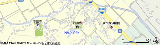 福岡県飯塚市庄司66周辺の地図