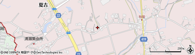 秋吉マッサージ院周辺の地図