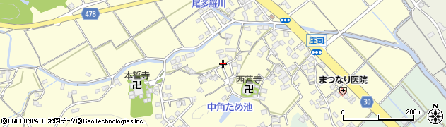 福岡県飯塚市庄司255周辺の地図