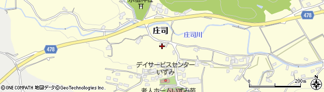 福岡県飯塚市庄司1909周辺の地図