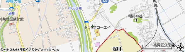 立喰い生麺 金田店周辺の地図