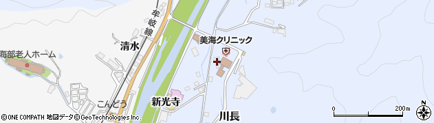 徳島県海部郡牟岐町川長山戸9周辺の地図