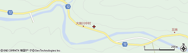 愛媛県上浮穴郡久万高原町中組1957周辺の地図