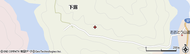 和歌山県田辺市下露115周辺の地図