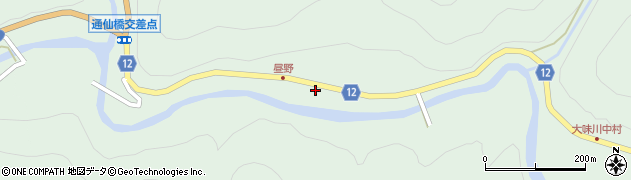 愛媛県上浮穴郡久万高原町中組1132周辺の地図