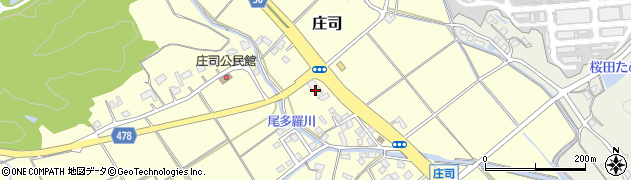 福岡県飯塚市庄司354周辺の地図
