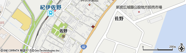 新宮佐野郵便局 ＡＴＭ周辺の地図