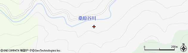 徳島県海陽町（海部郡）小川（桑原谷）周辺の地図