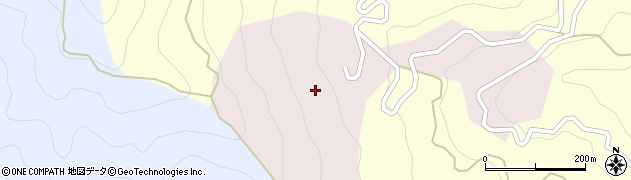 高知県いの町（吾川郡）上八川乙周辺の地図