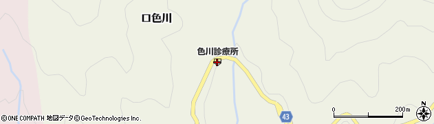 那智勝浦町色川診療所周辺の地図