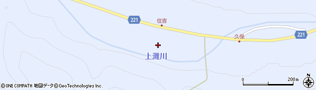 愛媛県伊予市双海町上灘（久保）周辺の地図