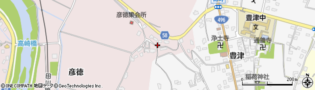福岡県京都郡みやこ町彦徳132周辺の地図