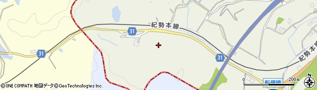田辺白浜線周辺の地図