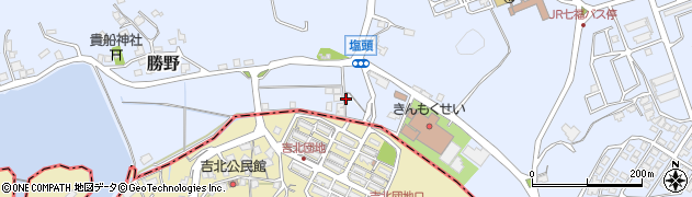 田中美容院周辺の地図