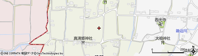 福岡県行橋市津積周辺の地図
