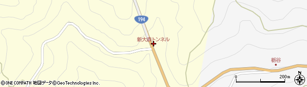 新大森トンネル周辺の地図