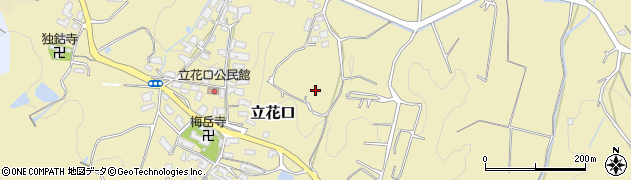 福岡県新宮町（糟屋郡）立花口周辺の地図