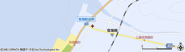 伊予銀行　上灘支店周辺の地図