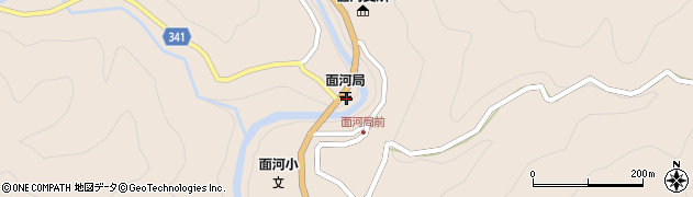 面河郵便局 ＡＴＭ周辺の地図