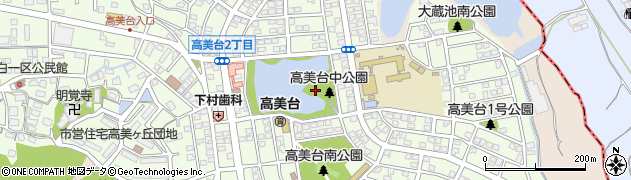 高美台中公園周辺の地図