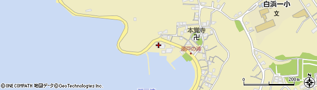 和歌山県西牟婁郡白浜町3587周辺の地図