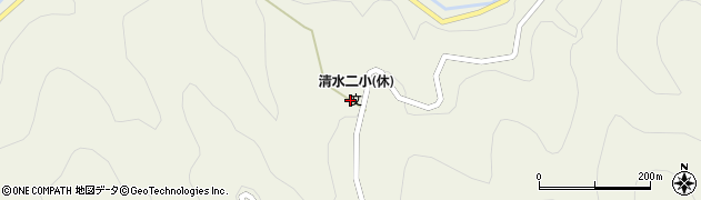 いの町立清水第二小学校周辺の地図