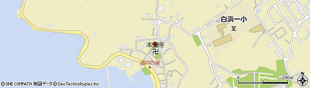 和歌山県西牟婁郡白浜町554周辺の地図