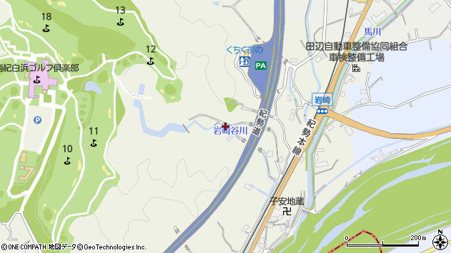 〒649-2104 和歌山県西牟婁郡上富田町岩崎の地図