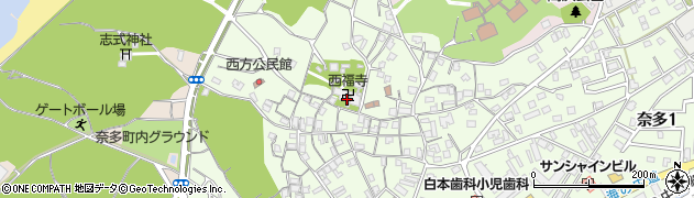 西福禅寺周辺の地図