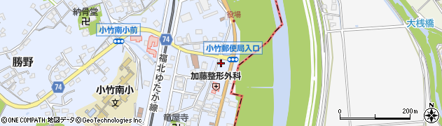 セブンイレブン小竹局入口店周辺の地図